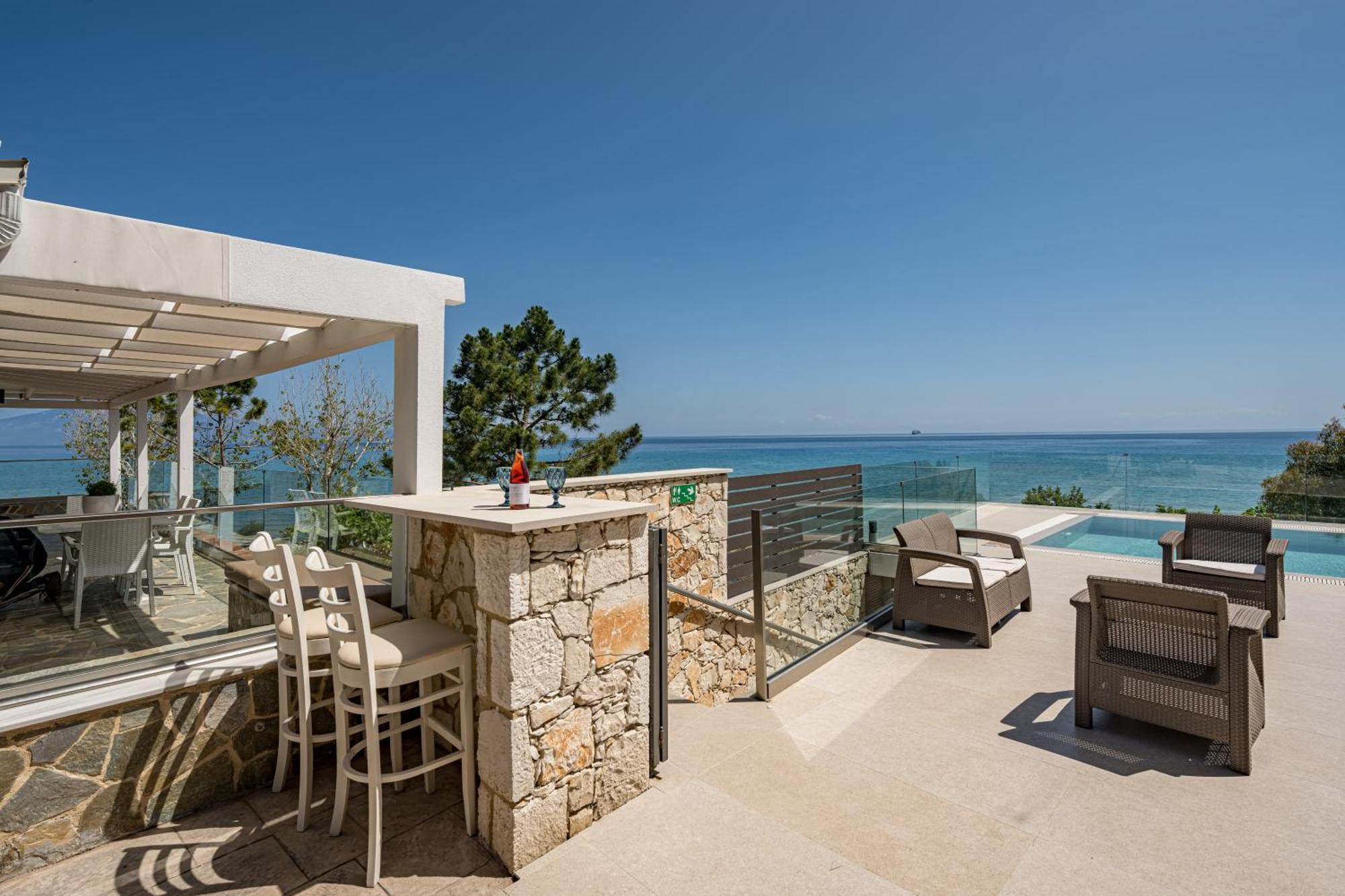 Addimare Sea View Villa, And Events Venue 阿里克斯 外观 照片